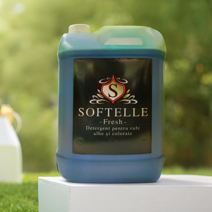 Detergent lichid Softelle 5L pentru rufe albe și colorate – curățare eficientă și parfum de durată [3]
