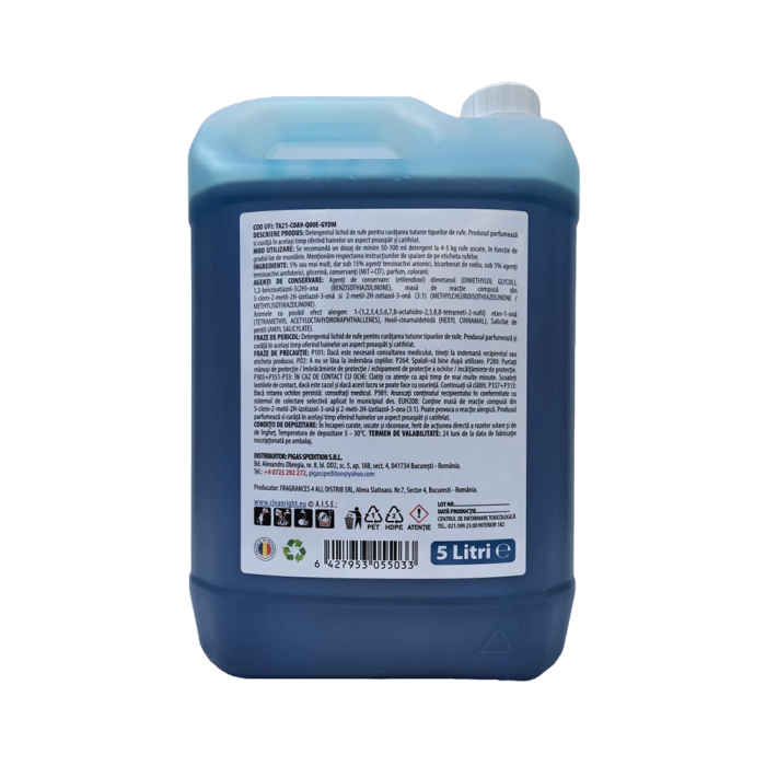 Detergent lichid Softelle 5L pentru rufe albe și colorate – curățare eficientă și parfum de durată [5]