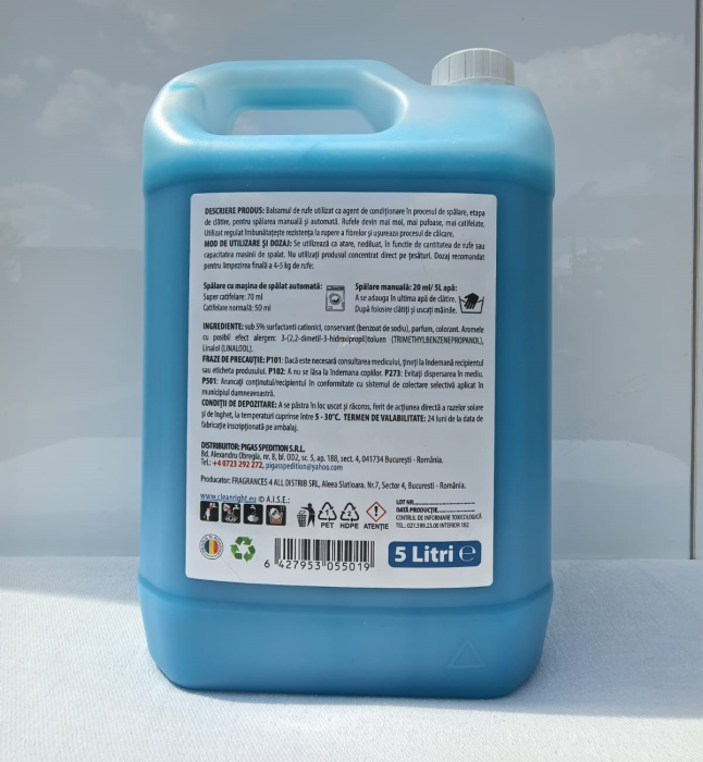 Detergent lichid Softelle 5L pentru rufe albe și colorate – curățare eficientă și parfum de durată [5]