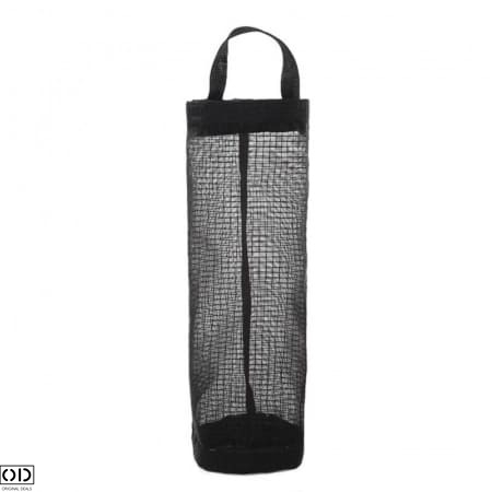 Dispenser Suport pentru Pungi si Sacose, cu Suport pentru Agatare, din PVC Negru [5]