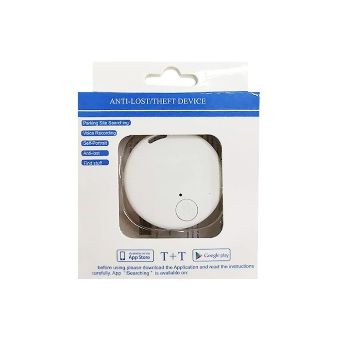 Dispozitiv Anti Pierdere Inteligent, , conexiune Bluetooth, Dispozitiv Anti Pierdere pentru accesorii, Baterie si Manual de Utilizare Incluse 38 x 38 x 7 mm, Alb [4]