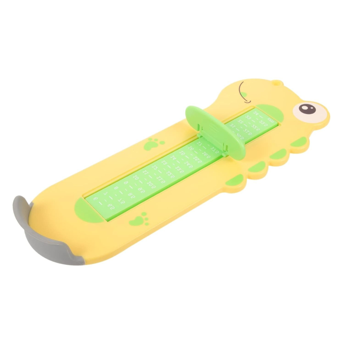 Dispozitiv de Masurat Talpa Piciorului pentru Bebelusi, , 9-24, Model Dinozaur, Galben [2]