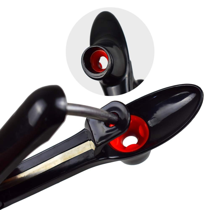 Dispozitiv de Scos Samburi, , Manual, cu 1 Gaura, pentru Cirese/Masline, 20.5 x 3.8 x 13 cm, din ABS+Otel Inoxidabil, cu Maner, Negru [5]