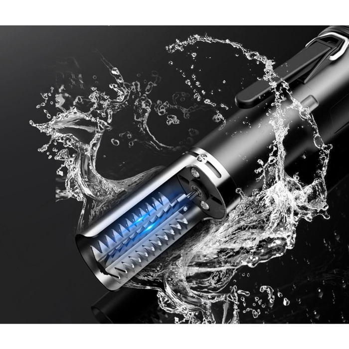 Dispozitiv Electric de Curatare Solzi Peste, , din Otel Inoxidabil, 28 x 5 cm, Negru [4]