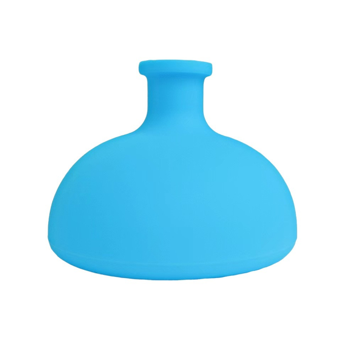 Dispozitiv Terapeutic Sputa, , Cupa pentru Terapie Toracica, Dispozitiv de Eructare, pentru Sugari si Copii, 7.5 x 6 cm, din Silicon, Albastru [2]