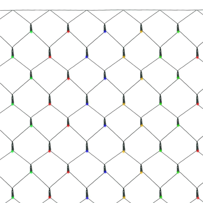 (DL) Ghirlanda luminoasa tip perdea 160 LED-uri, 2x2.6m, pentru interior/exterior, iluminare multicolor [6]