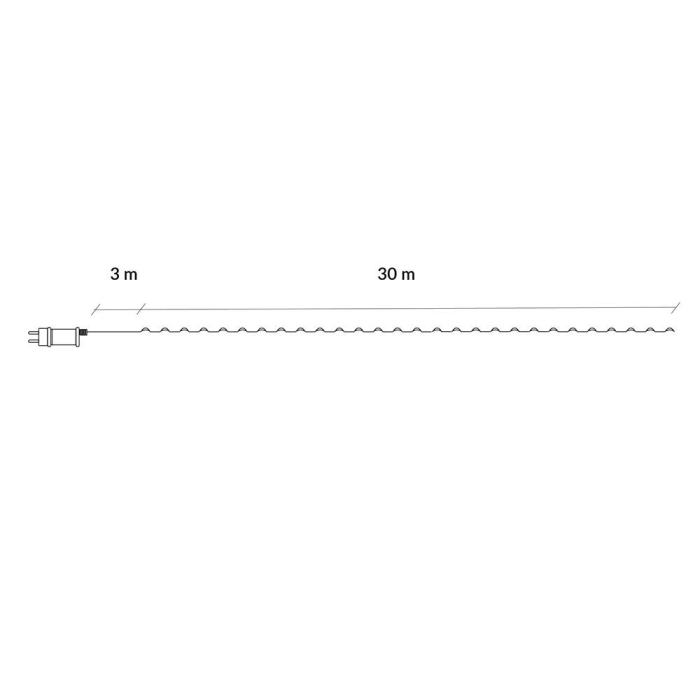 (DL) Instalatie lumina decorativa cu 300 LED-uri, telecomanda, 30m, iluminare alba [14]