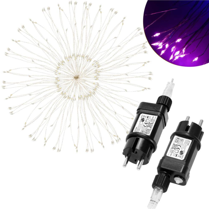 (DL) Instalatie lumina decorativa STAR cu 100 LED-uri, diametru 40cm, telecomanda, iluminare multicolora [2]