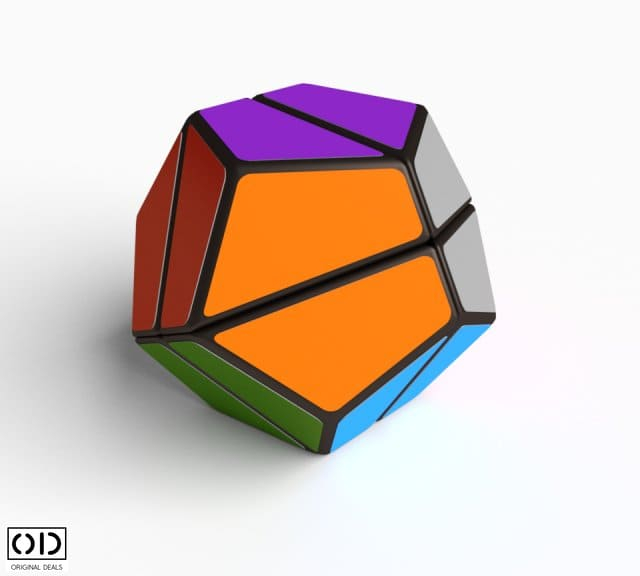 Dodecaedru Magic Rubik, Jucarie Inteligenta Antistres, 12 Fete Color, Original Deals [10]