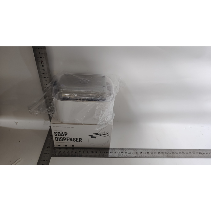 Dozator , Dispenser 2 in 1 pentru Detergent Lichid de Vase sau pentru Obiecte Sanitare cu Suport pentru Burete de Bucatarie , 8.6 x 14.5 x 10 cm, capacitate 300 ml, alb [7]