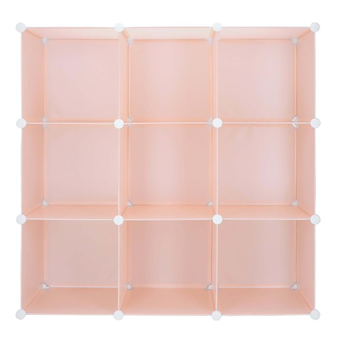 Dulap copii, modular cu 9 compartimente, PVC, 110x110x37 cm, multicolor [7]