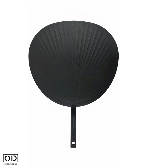 Evantai Fix Tip Frunza din PVC Premium, 43 cm, Negru – Original Deals [7]