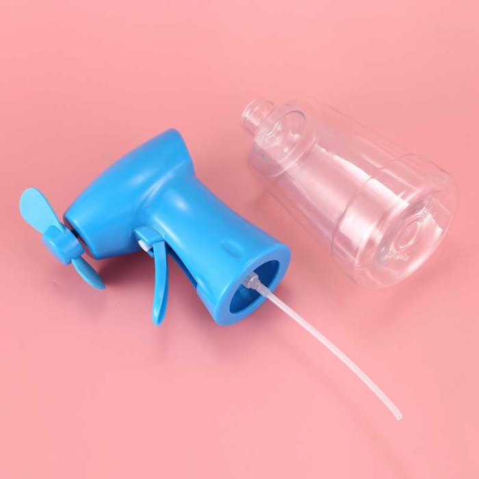 Ventilator de Mana cu Pulverizator de Apa, 350ml, Albastru [3]