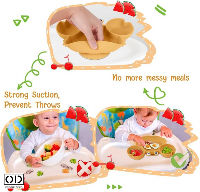 Farfurie bebelusi Farfurie diversificare alimentatie lingurite bebelusi lingurite diversificare bavetica bebelusi lingurite bebelusi farfurie bebelusi furculita bebelusi alimente diversificare bebe [10]