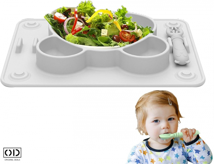 Farfurie bebelusi Farfurie diversificare alimentatie lingurite bebelusi lingurite diversificare bavetica bebelusi lingurite bebelusi farfurie bebelusi furculita bebelusi alimente diversificare bebe [4]