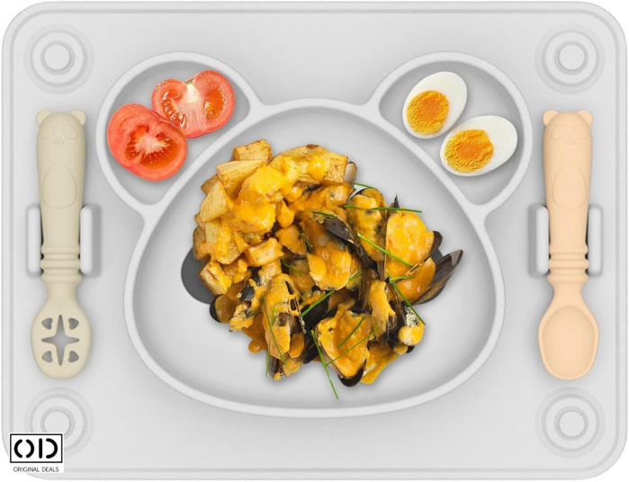 Farfurie bebelusi Farfurie diversificare alimentatie lingurite bebelusi lingurite diversificare bavetica bebelusi lingurite bebelusi farfurie bebelusi furculita bebelusi alimente diversificare bebe [2]