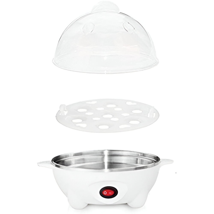 Fierbator de Oua Electric, Flipppy, Capacitate 7 oua, Aparat de fiert oua, 220V, Oprire Automata, 3 Moduri de Fiert Oua, 15 x 15 x 15 cm, Culoare Alb [5]