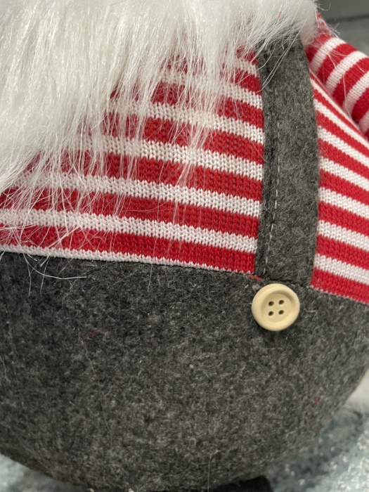 Figurina Craciun, Spiridus cu bluza in dungi, inaltime 80cm [20]