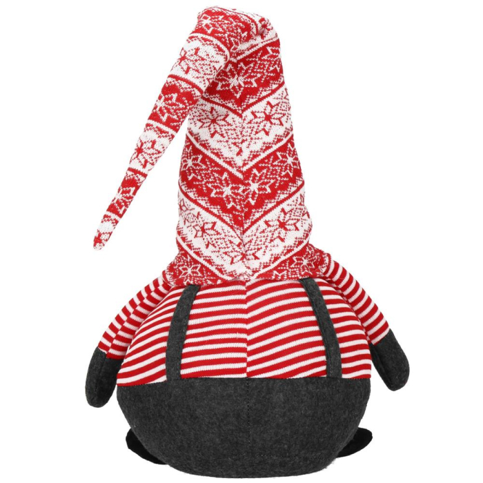 Figurina Craciun, Spiridus cu bluza in dungi, inaltime 80cm [7]