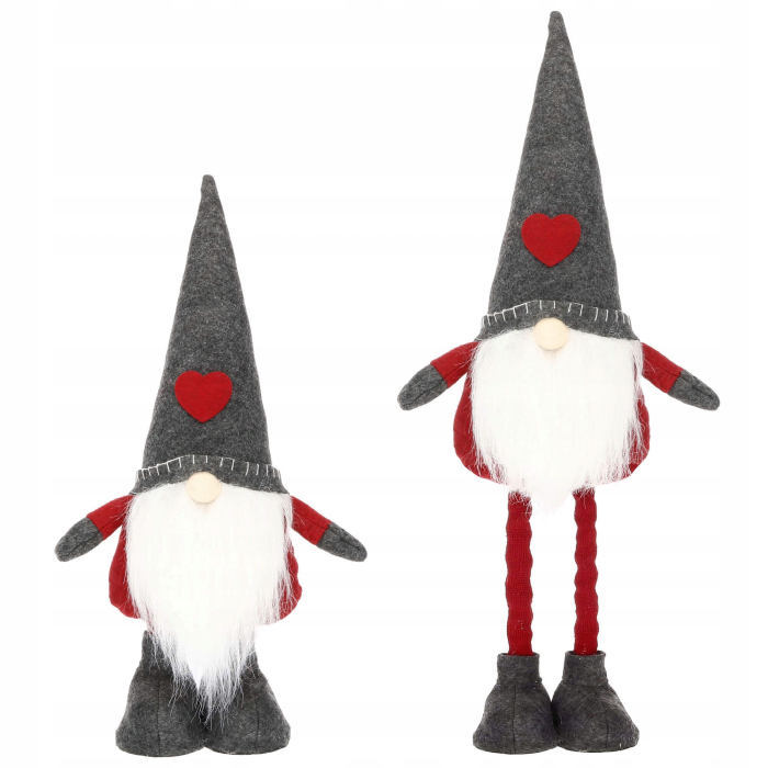 Figurina Craciun, Spiridus, picioare telescopice, inaltime extensibila 52-67cm [1]