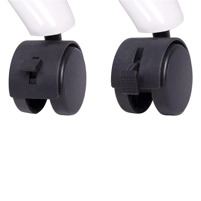 Flipchard magnetic cu picior, mobil pe role, inaltime ajustabila, 70x100cm, alb [7]