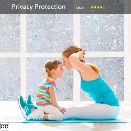 Folie Autoadeziva pentru Protectie Solara si Intimitate pentru Geam si Fereastra, 60 x 200 cm, Lalea 3D [18]