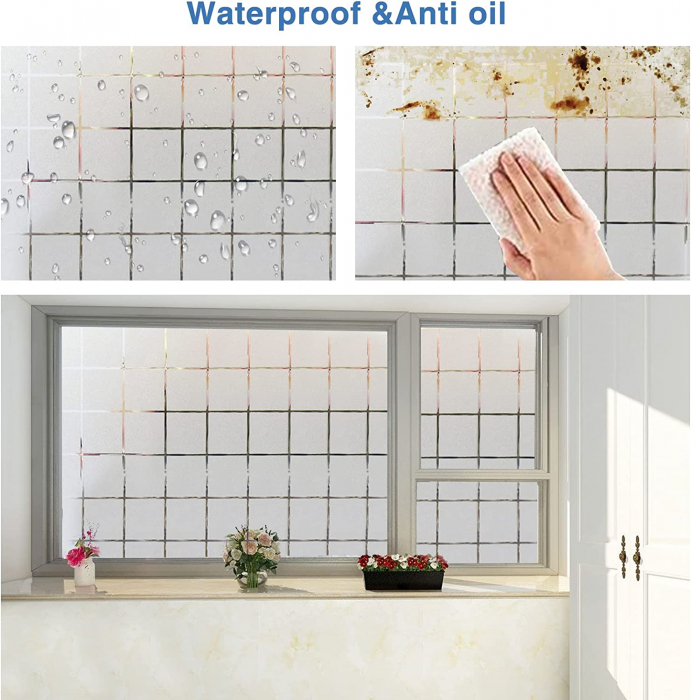 Folie de Protectie pentru Ferestra Geam Cabina de Dus Baie Tutorial aplicare folie de protectie geam Autocolant Geamuri si Ferestre Balcon Protectie Geam Securizat Folie Geam Protectie Intimitate [3]