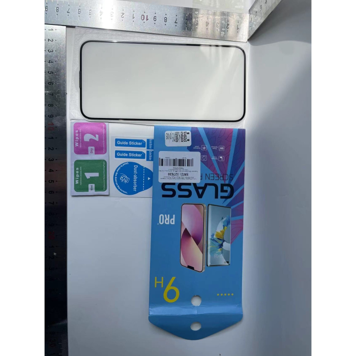 Folie de Protectie, , pentru iPhone 15 Plus, Tempered Glass 6D, Full Cover, Margini Negre, Transparent [7]