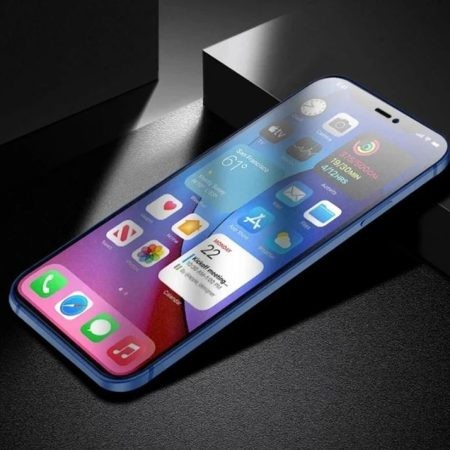 Folie de Protectie, , pentru iPhone 15 Pro Max, Full Cover, Matte Ceramics 9D, Anti-soc, Anti-amprenta, Margini Negre, Transparent [3]