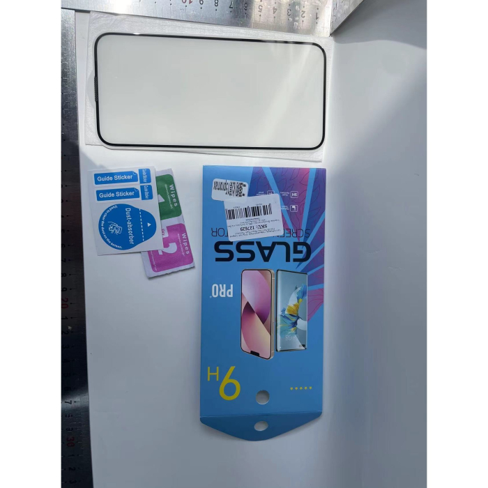 Folie de Protectie, , pentru iPhone 15 Pro Max, Tempered Glass 6D, Full Cover, Margini Negre, Transparent [7]