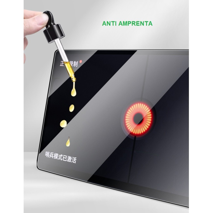 Folie de Sticla Securizata, , Compatibila cu Tesla Model 3 / Tesla Model Y, Ecran Frontal, Anti Blue-Ray, 4K Ultra HD, Anti-amprenta, 2.5D, Transparent [2]