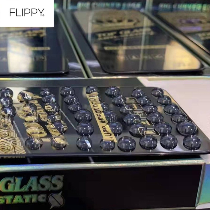 Folie ecran pentru iPhone 14 Pro, Sticla ESD, Top Glass, Anti-static, Negru [5]