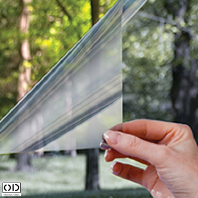 Folie pentru Geam si Fereastra Autocolant Autoadeziv cu Efect de Oglinda si Protectie UV 200 x 50 cm [1]