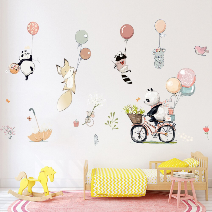 Sticker Autocolant Decorativ pentru Perete si Mobila Sticker pentru camera copilului Sticker Decorativ pentru Decorare Living Casa Abtibilduri pentru perete copii Autocolant Decorativ Ieftin [2]