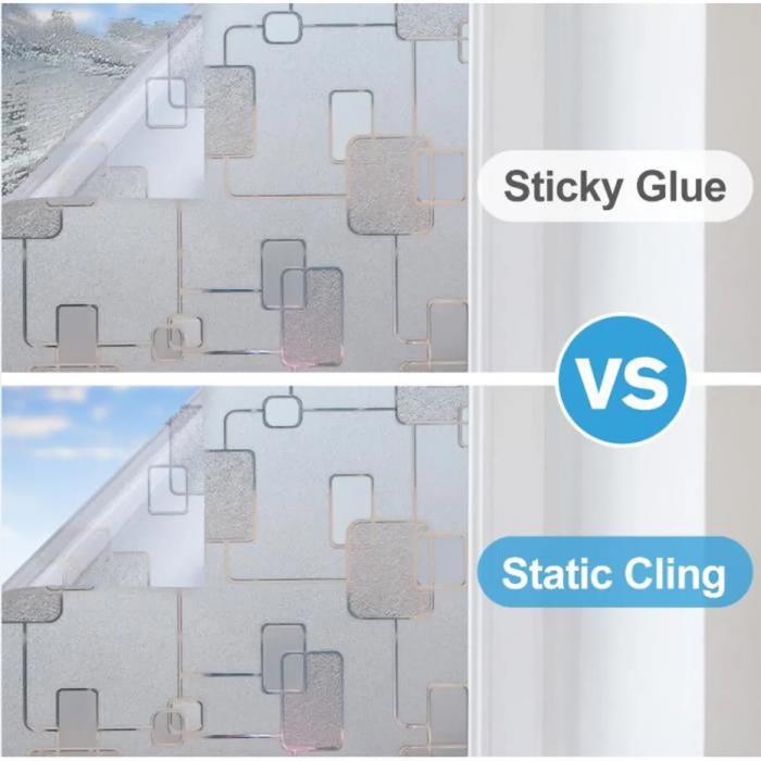 Folie de Protectie pentru Ferestra Geam Cabina de Dus Baie Tutorial aplicare folie de protectie geam Autocolant Geamuri si Ferestre Balcon Protectie Geam Securizat Folie Geam Protectie Intimitate [4]