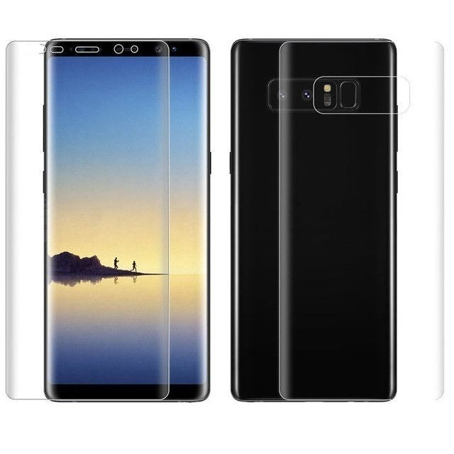 Folie Plastic, , compatibil cu Samsung Galaxy Note 9, Fata-Spate, Transparent [3]