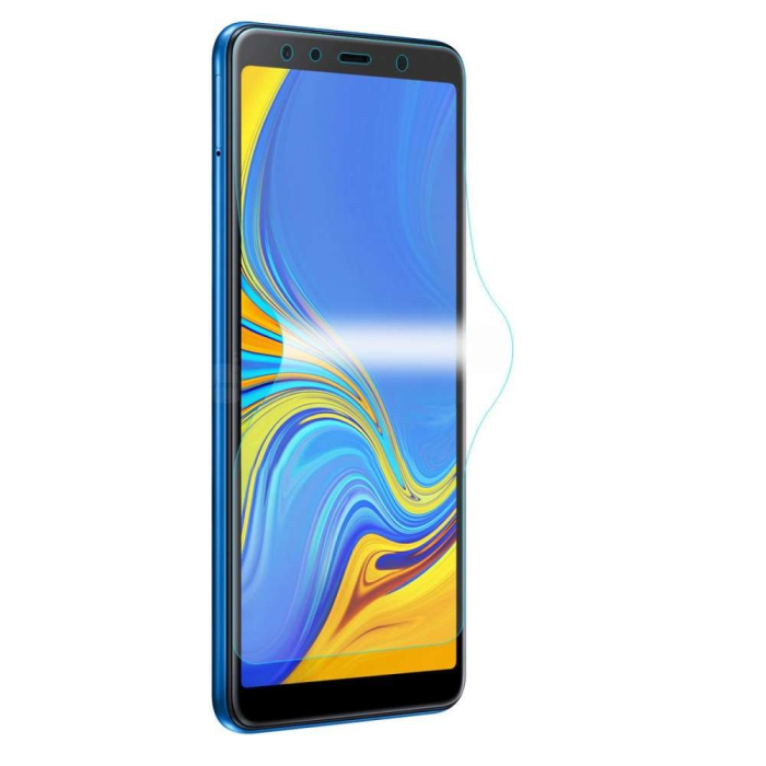 Folie Plastic Samsung Galaxy A7 2018 Transparent [5]