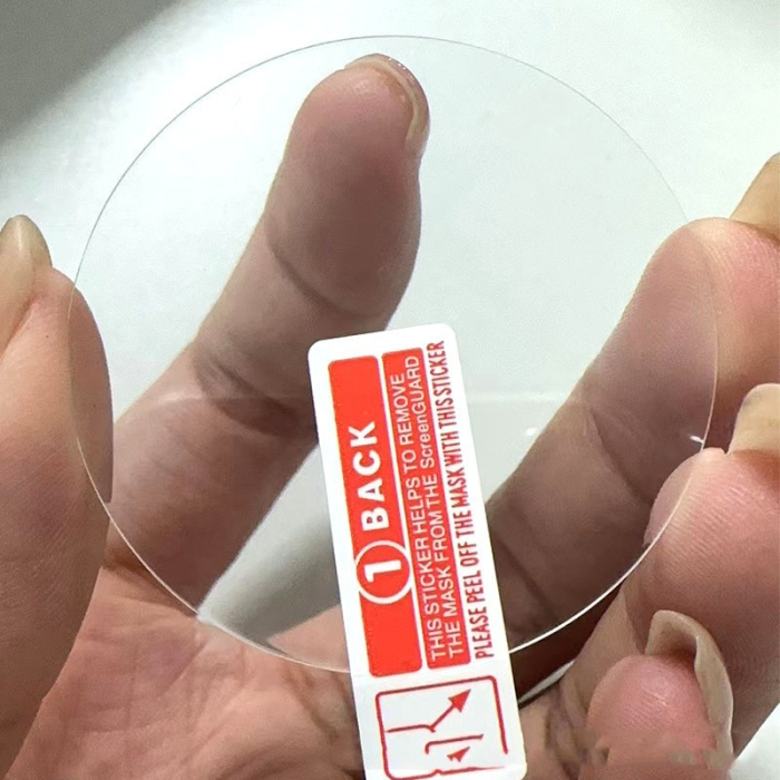 Folie Securizata pentru Samsung Galaxy Watch5 40mm, , Sticla de Protectie Compatibila cu Samsung Galaxy Watch5 40MM, Sticla Securizata 2.5 D, Transparent [2]