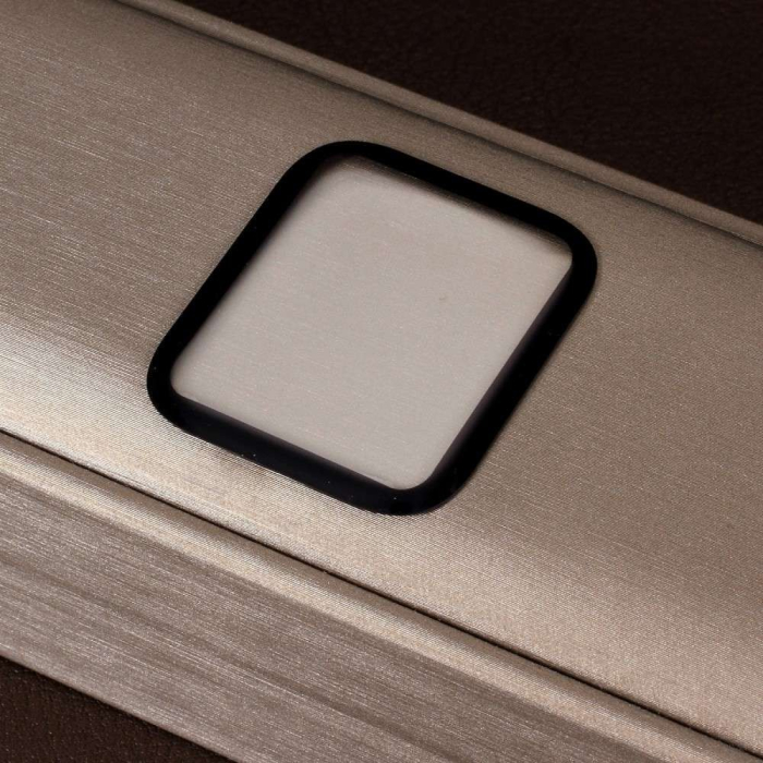 Folie Sticla Apple Watch Series 2/3 42 mm adeziv pe margine Negru [2]