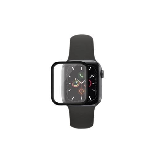 Folie Sticla Apple Watch Series 2/3 42 mm adeziv pe margine Negru [10]