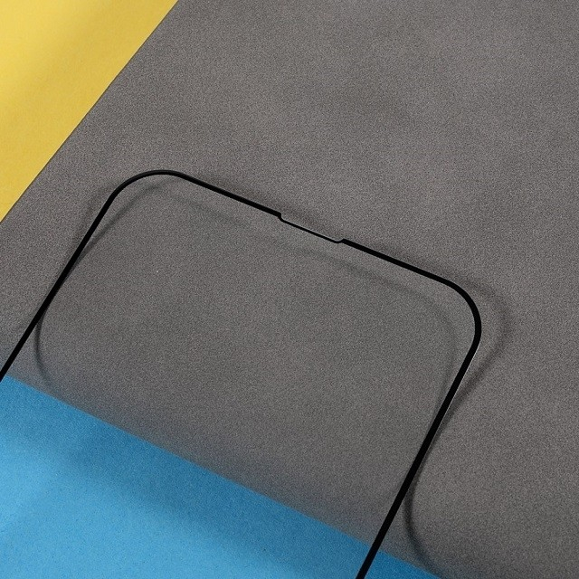 Folie Sticla ® compatibila cu Apple iPhone 14 / 13 / 13 Pro 111D Negru [5]