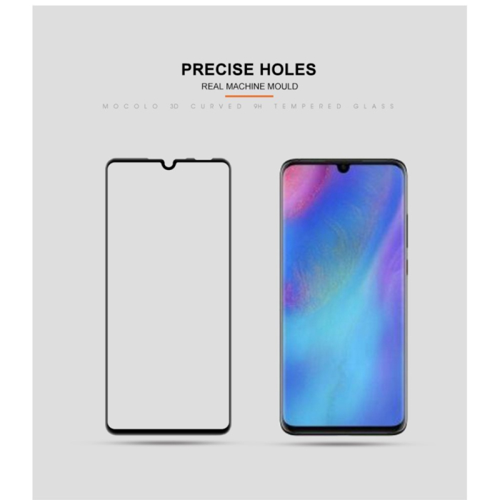 Folie Sticla ® compatibila cu Huawei P30 Lite 111D Negru [12]
