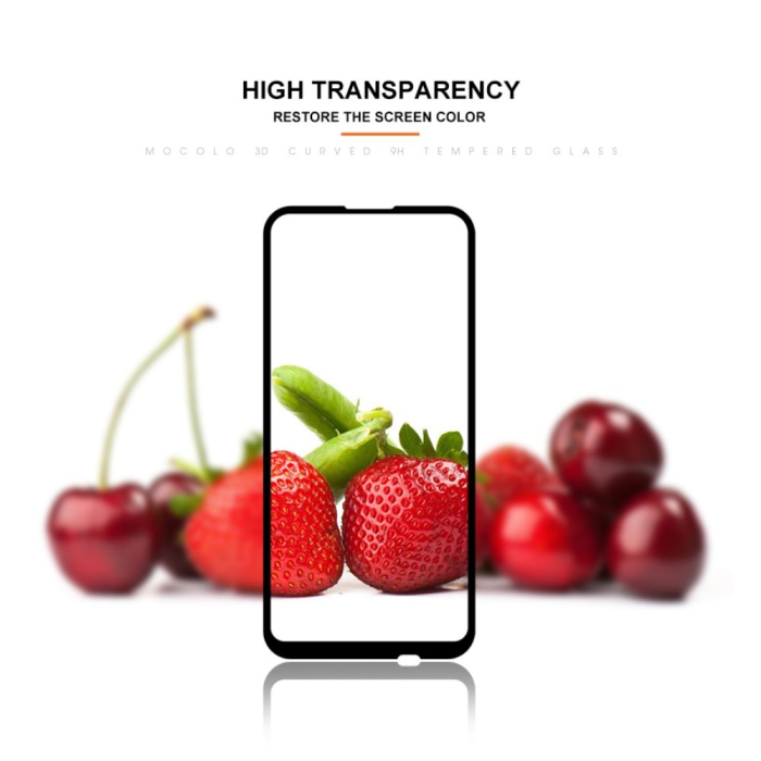 Folie Sticla ® compatibila cu Huawei Y7P 2020 111D Negru [17]