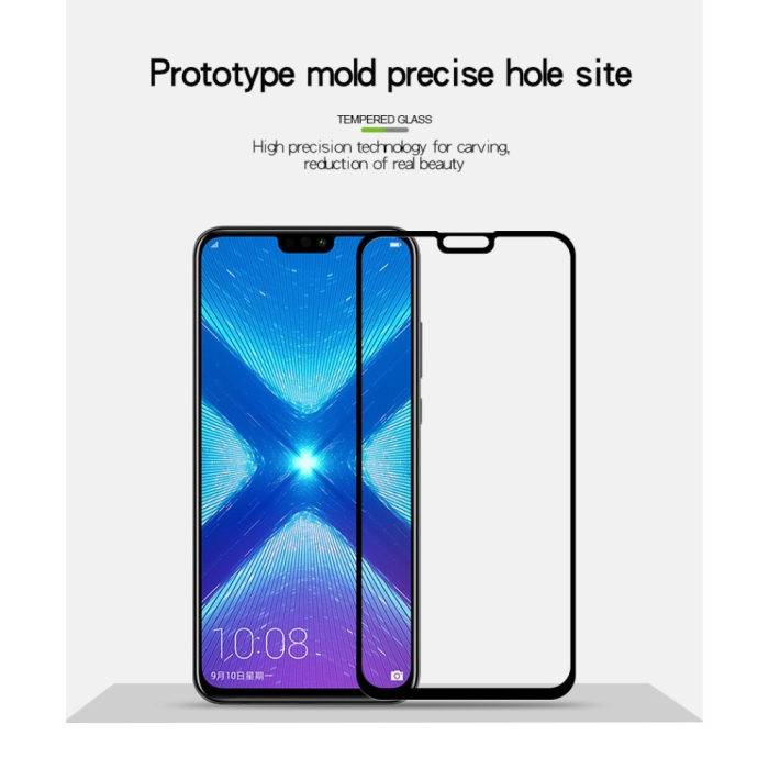 Folie Sticla ® compatibila cu Huawei Y9 2019 111D Negru [9]