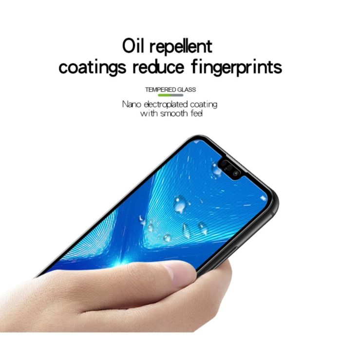 Folie Sticla ® compatibila cu Huawei Y9 2019 111D Negru [11]