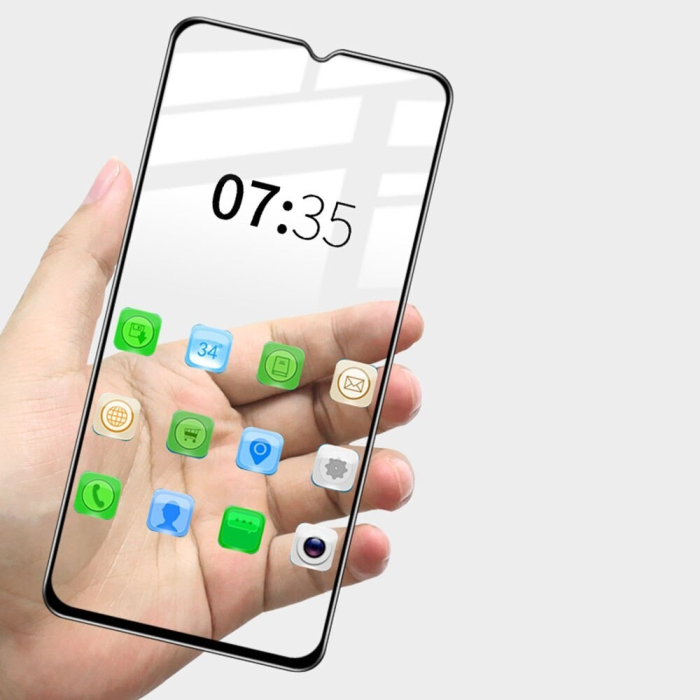 Folie Sticla ® compatibila cu Oppo A5 2020 111D Negru [3]