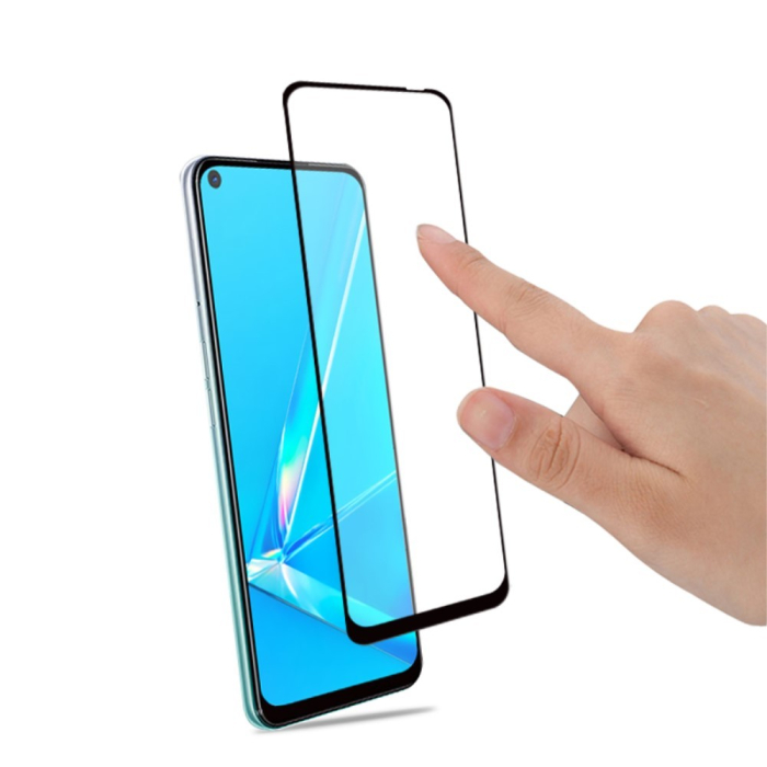 Folie Sticla ® compatibila cu Oppo A9 2020 111D Negru [7]