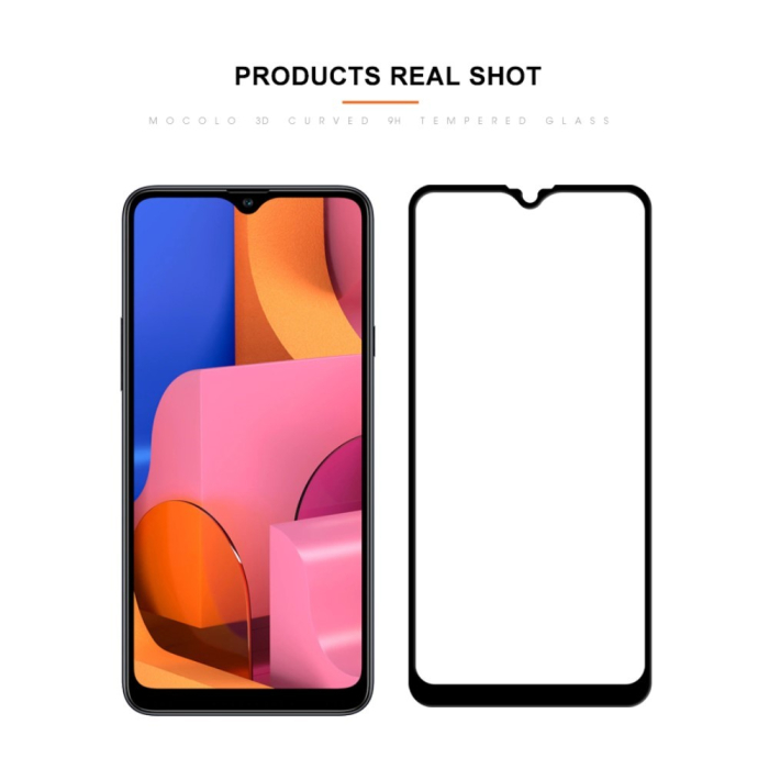Folie Sticla ® compatibila cu Samsung A20S 111D Negru [3]