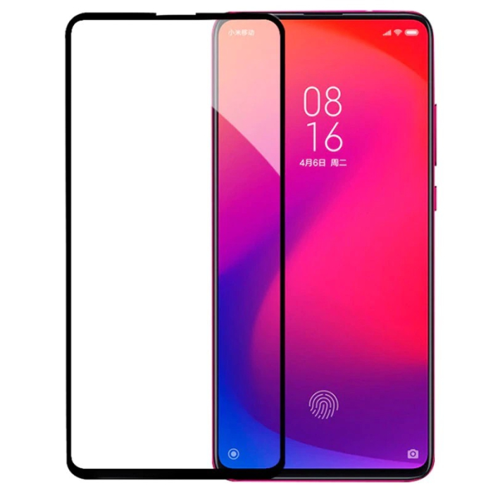 Folie Sticla ® compatibila cu Xiaomi Mi 9T / Mi 9T Pro 111D Negru [4]