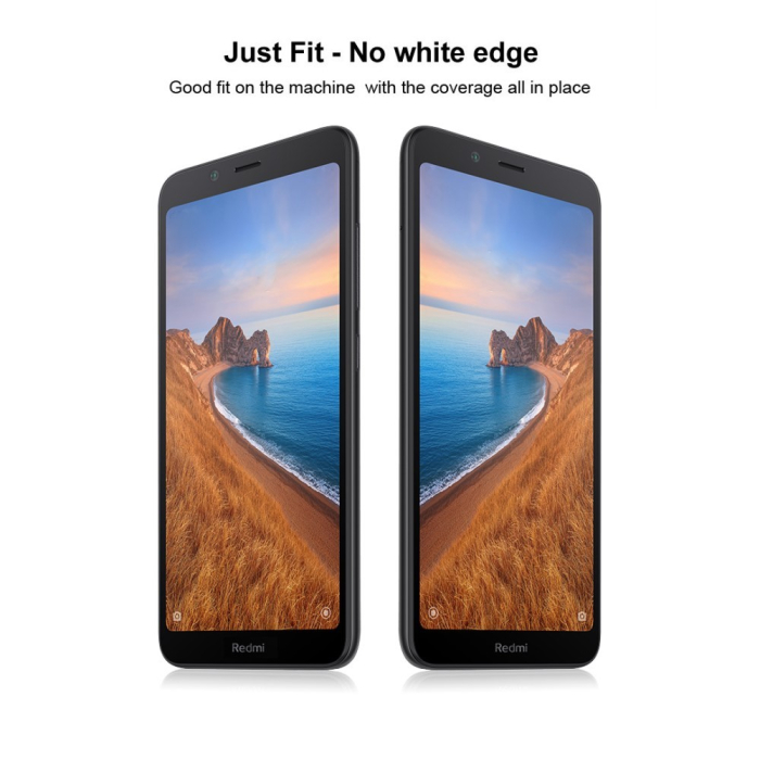 Folie Sticla ® compatibila cu Xiaomi Redmi 7A 111D Negru [12]